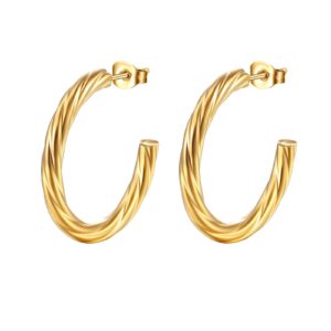 Chic Gold Hoops