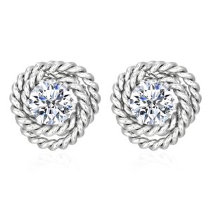 Round Swirl Stone Charm